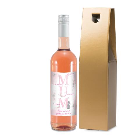 Personalised Me to You MUM Rosé Wine Extra Image 3